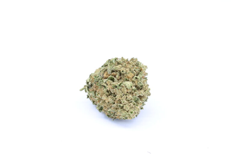 Blue Peach Banana CBD Blüten Nahaufnahme