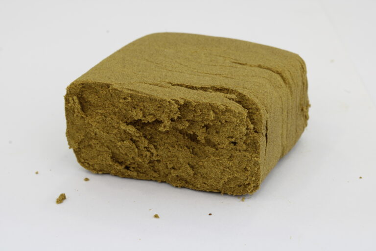 Gold Hash CBD Hash Nahaufnahme